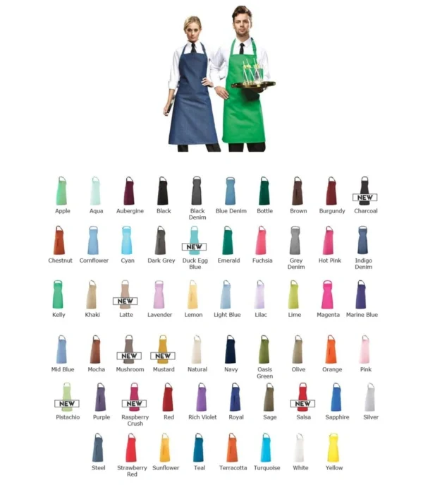 Premier PR150 Colours Bib Apron